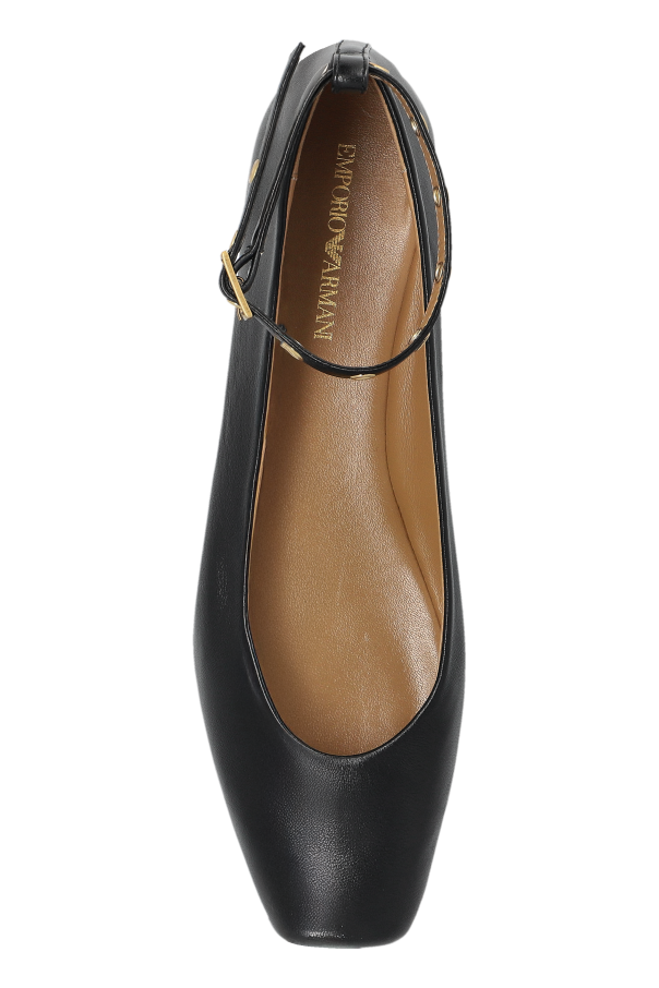 VIP【関税送料無料】希少 EMPORIO ARMANI BALLET FLATS Emporio Armani Leather ballet flats | Women's Shoes | Vitkac